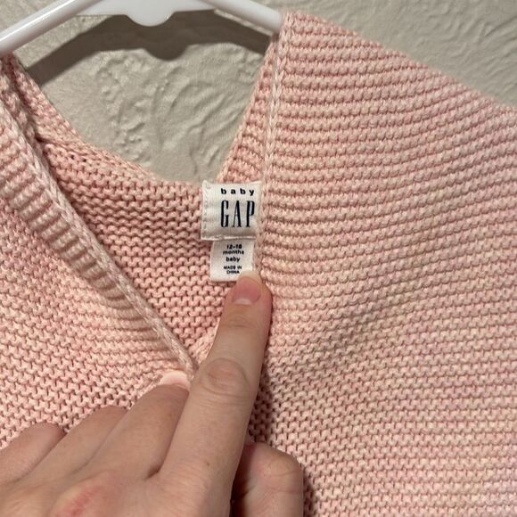 GAP Baby Light Pink Unicorn Brannan Button-up Sweater Size 12-18 Months - Picture 4 of 6